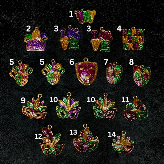 Mardi Gras Charms