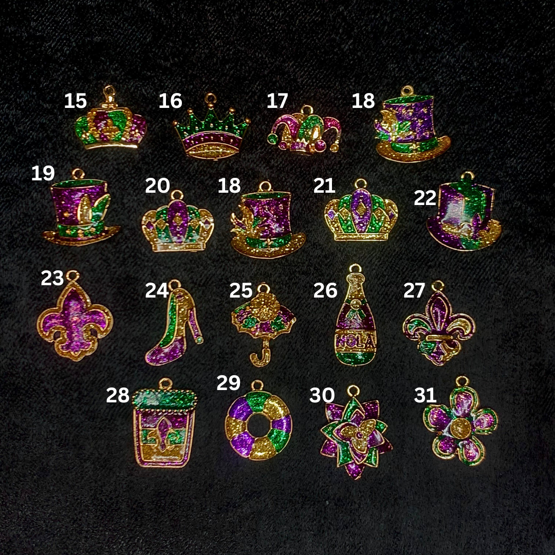 Mardi Gras Charms